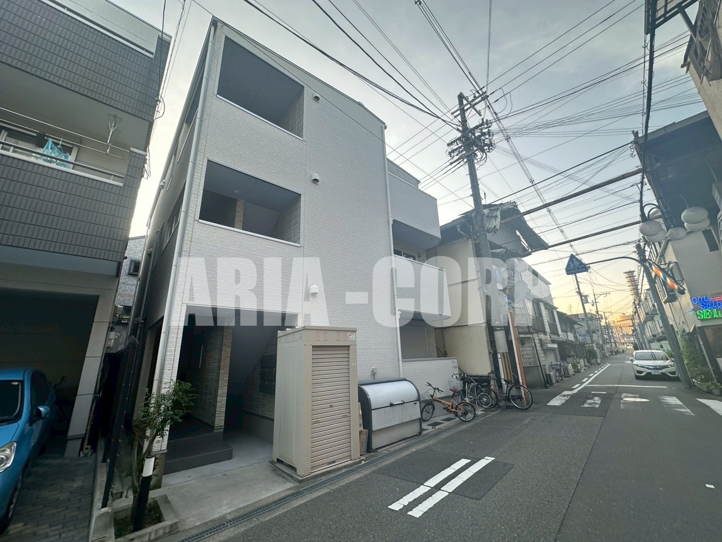 建物外観　2018年完成、大手ハウスメーカー施工デザイナーズアパート！