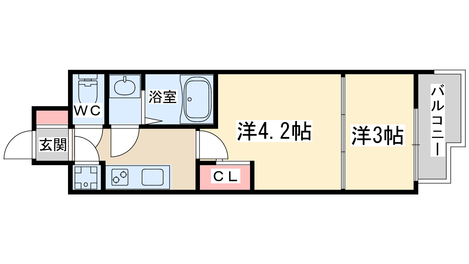 セレニテ東梅田アリエの間取り写真