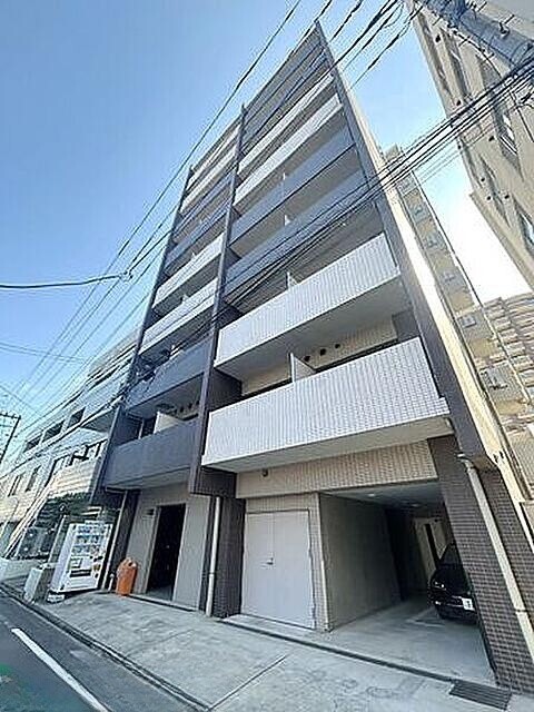 建物外観　外観タイル張りです