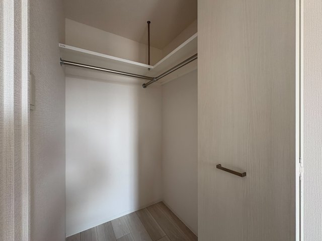 収納　たっぷりとした収納スペースです