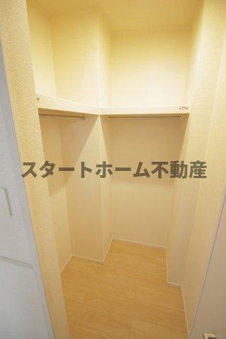 収納　大きなスペースがあり、収納には困りません