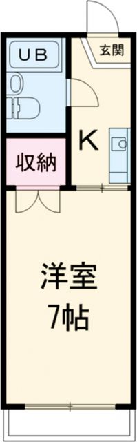 【岐阜市西荘のマンションの間取り】