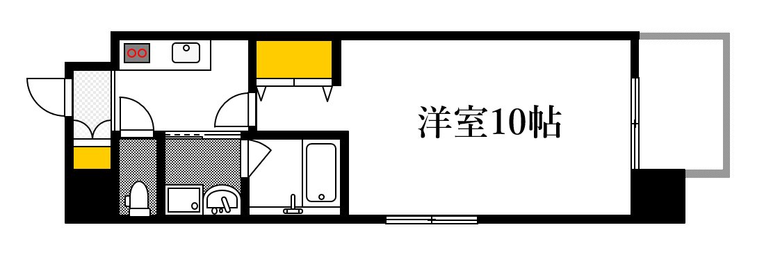 FLARE HIRATSUKAの間取り