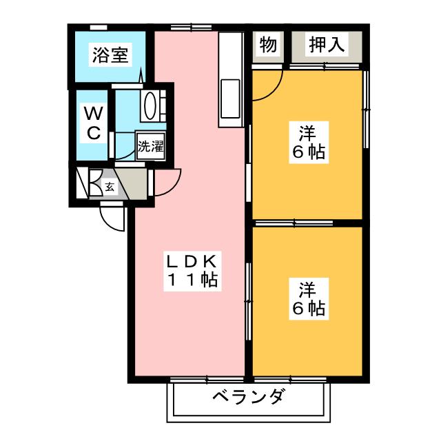 ドミール４１の間取り