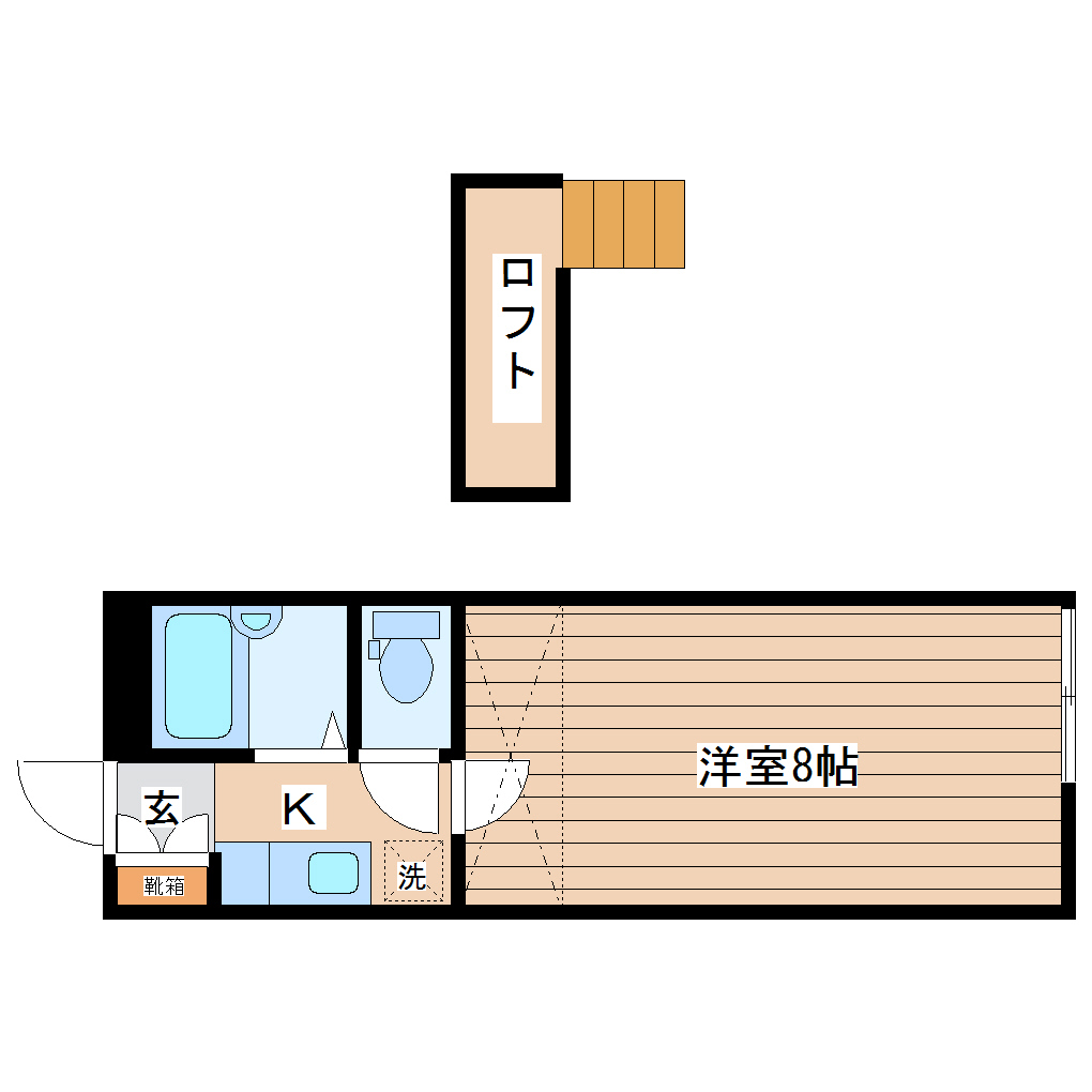 向山サンヒルズの間取り