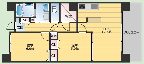 KFLATの間取り