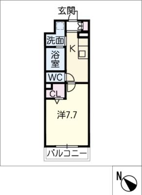 エスポワール白須賀の間取り