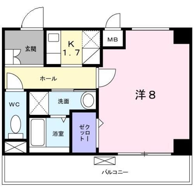 パープル　ヒルの間取り