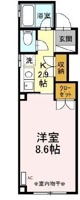 アンソレイユ塩町の間取り