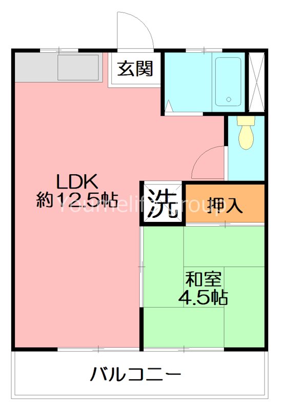 【ヴィーナマンションA棟の間取り】