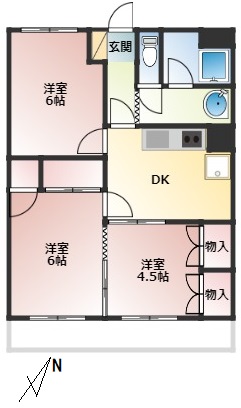 柏グリーンハイホームの間取り