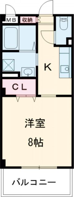 枚方市伊加賀西町のマンションの間取り