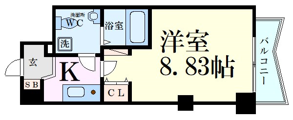 セレニテ新大阪弐番館の間取り