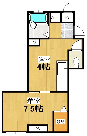 サンローラン九条の間取り