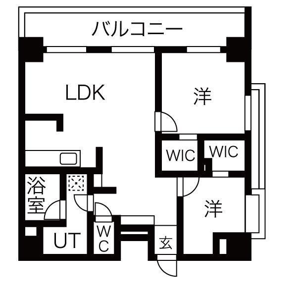 アーバンポイント高崎の間取り