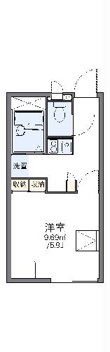 【レオパレスサンシャイン南町の間取り】