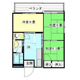 第５山中マンションの間取り