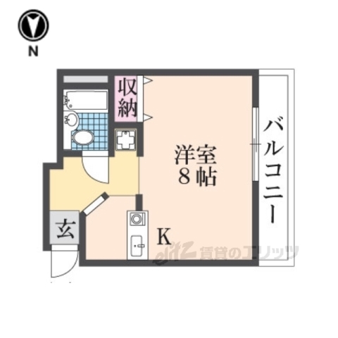 香芝市五位堂のマンションの間取り