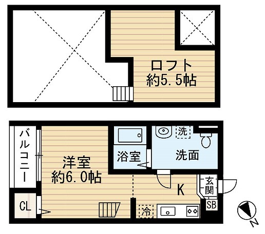 ラ・シャンスの間取り