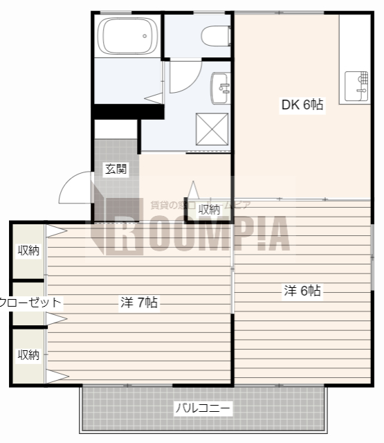 コンフォート貴美の間取り