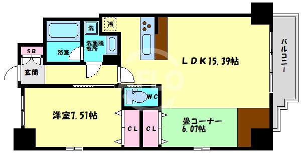 プレジオ本町の間取り