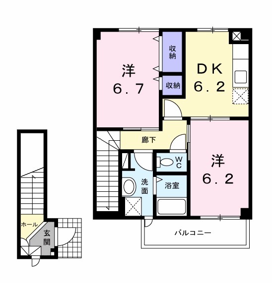 エスポワールの間取り