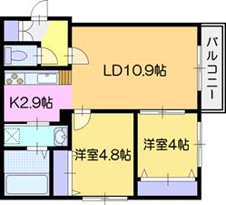 ｍｅｉｊｅｅｋａｎ（メイジーカン）の間取り