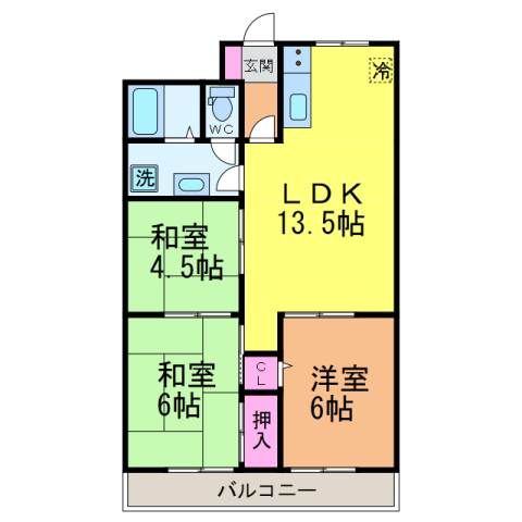 【カーサグラン余戸の間取り】