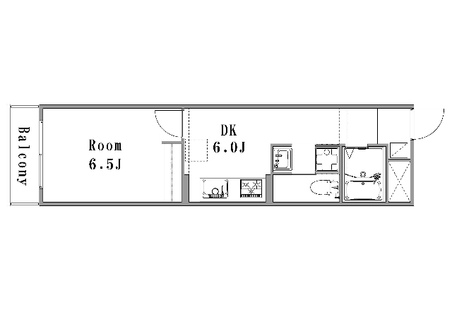 都マンションの間取り