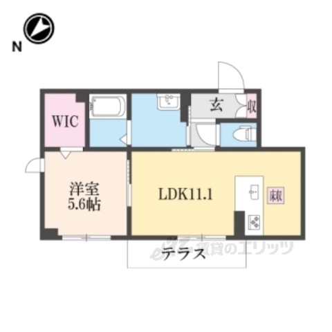 エアフォルク河原の間取り