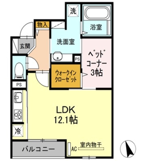【グローリア　コートの間取り】