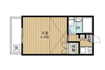 川越市大字寺尾のアパートの間取り