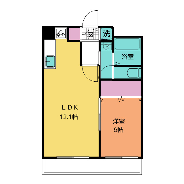 池上サンハイツの間取り