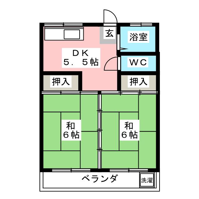 木戸団地の間取り