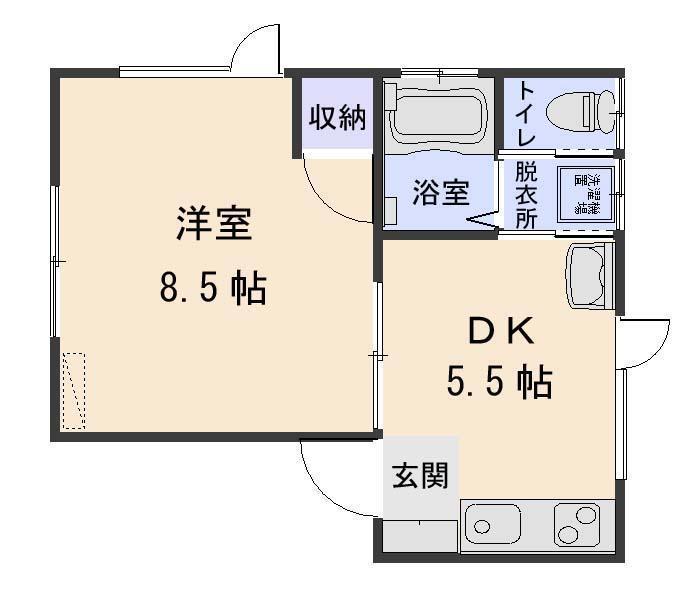 Ｙｍ堤端IIの間取り