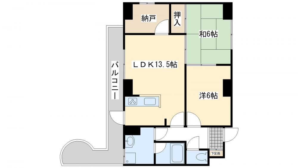 パラシオ高塔の間取り