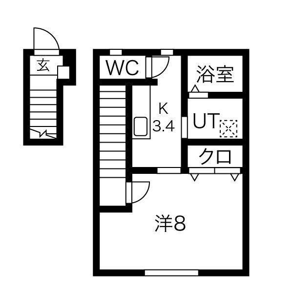 プラッツＴの間取り