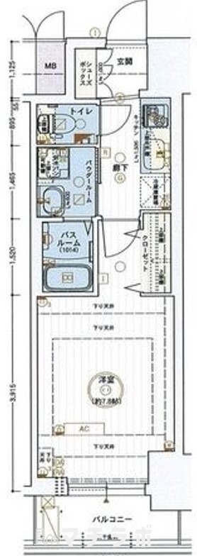 名古屋市千種区今池のマンションの間取り