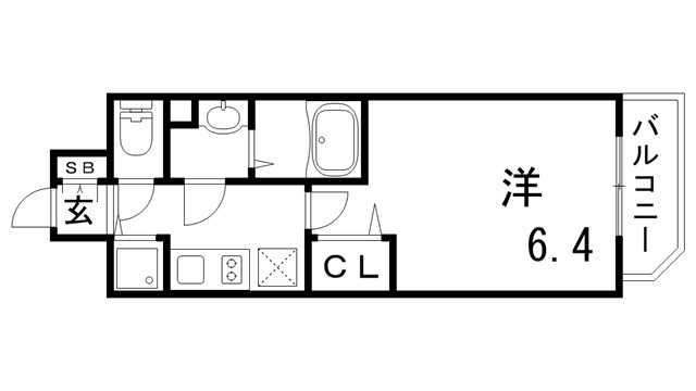 プレサンスみなと元町駅前の間取り
