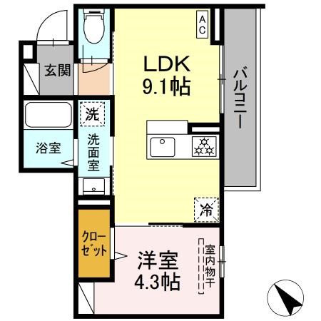 フォレスト中央林間の間取り