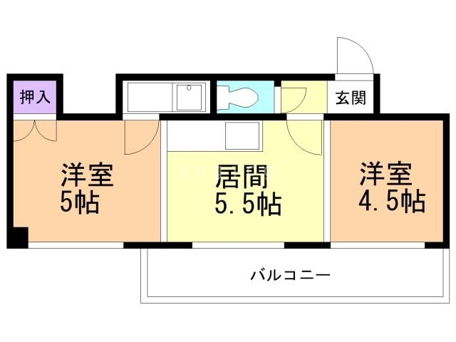 ペアシティルネッサンスの間取り