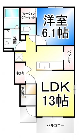 クレセントハイムBの間取り