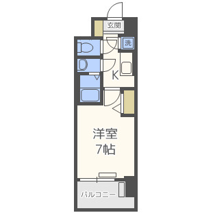 レジュールアッシュウエストレジスの間取り