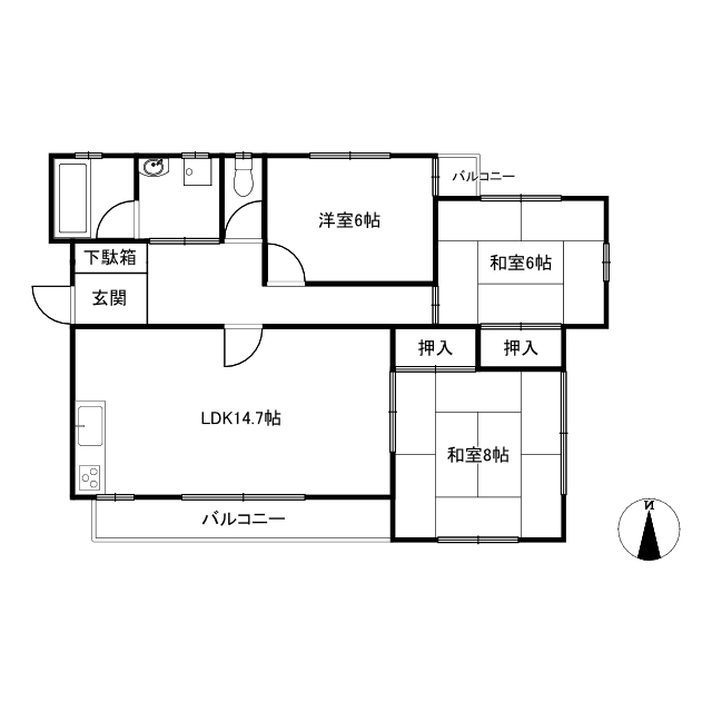 アーバンフォレストの間取り