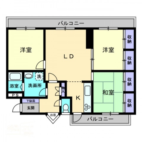 【メゾン．グローリーの間取り】