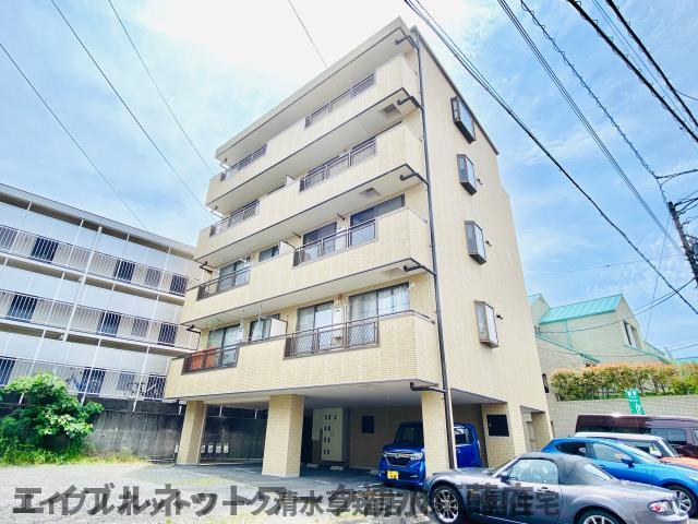 【静岡市駿河区谷田のマンションの建物外観】