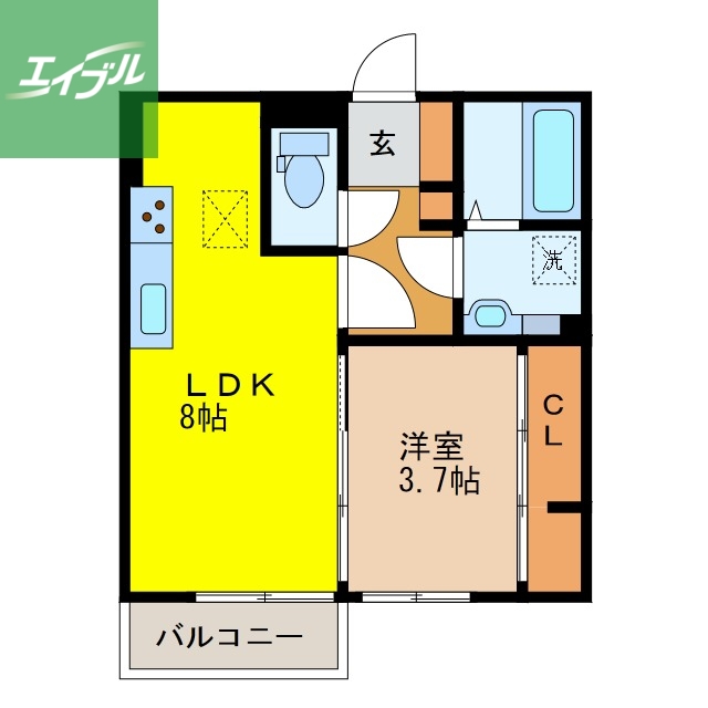 D-room古野の間取り