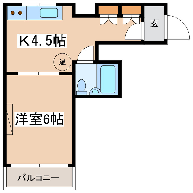 アビタシオンリビエールの間取り