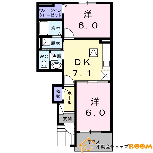 カーサ　フェリーチェIIIの間取り