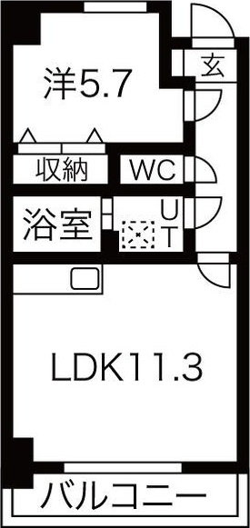 イーグルコート高沢の間取り